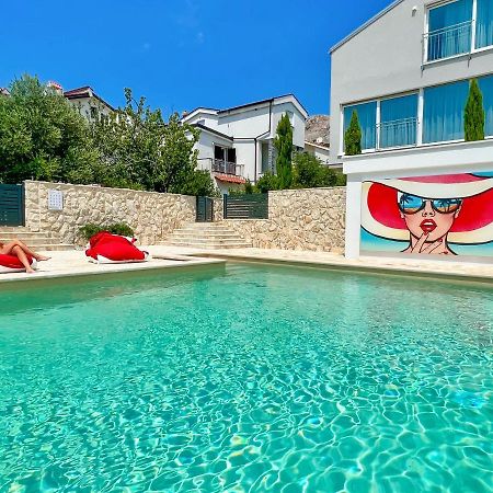 Apartment Baska Mit Poolarea - Krk, Kroatien エクステリア 写真