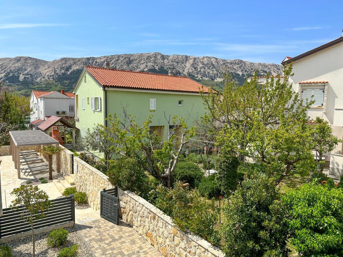 Apartment Baska Mit Poolarea - Krk, Kroatien エクステリア 写真