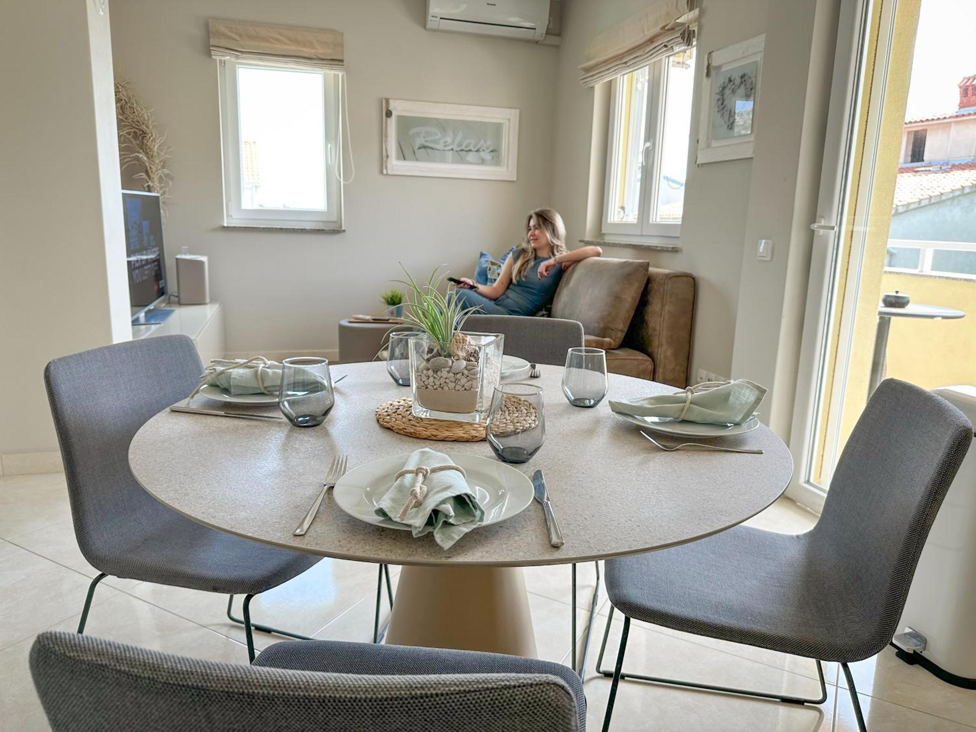Apartment Baska Mit Poolarea - Krk, Kroatien エクステリア 写真