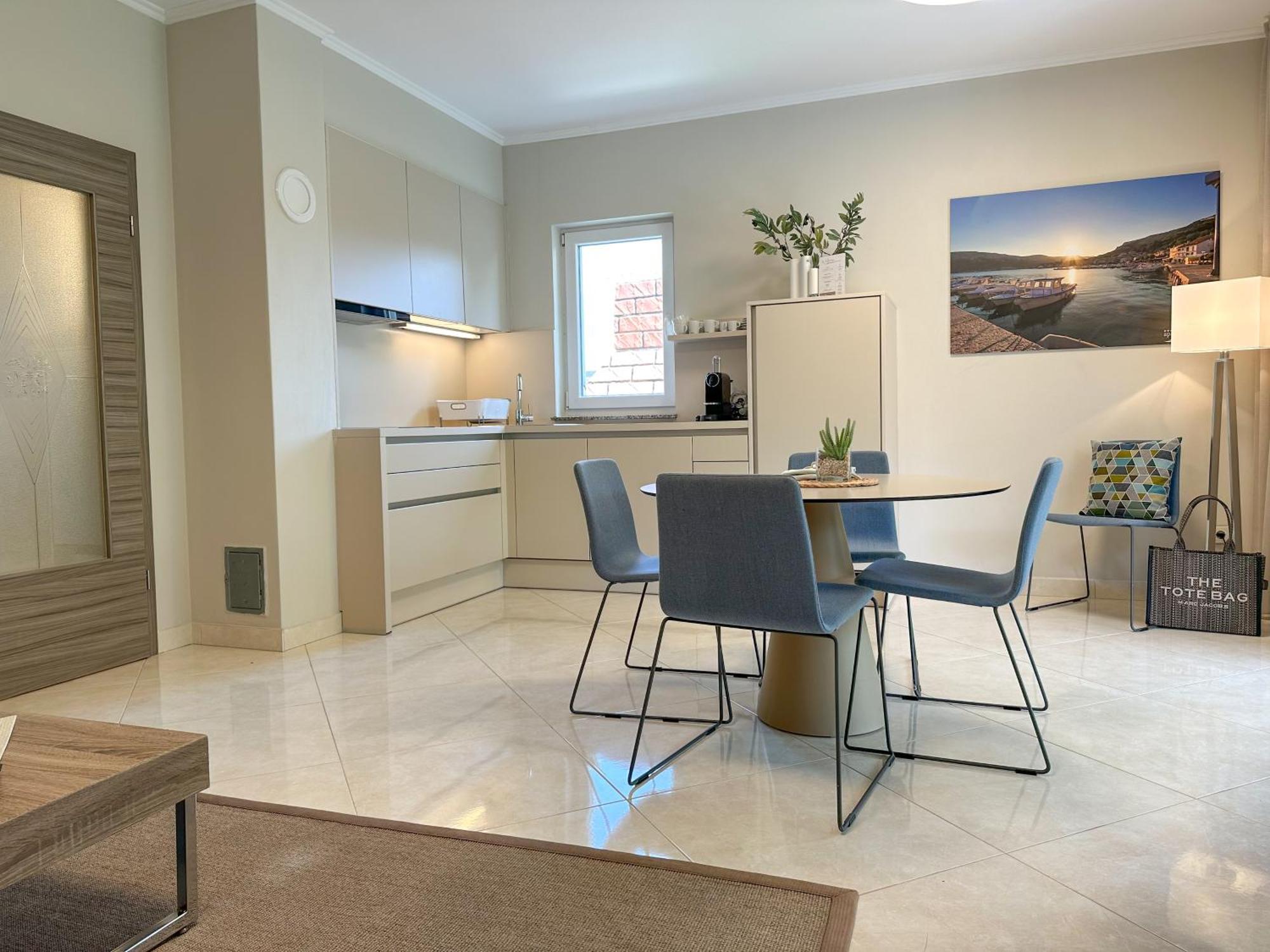Apartment Baska Mit Poolarea - Krk, Kroatien エクステリア 写真