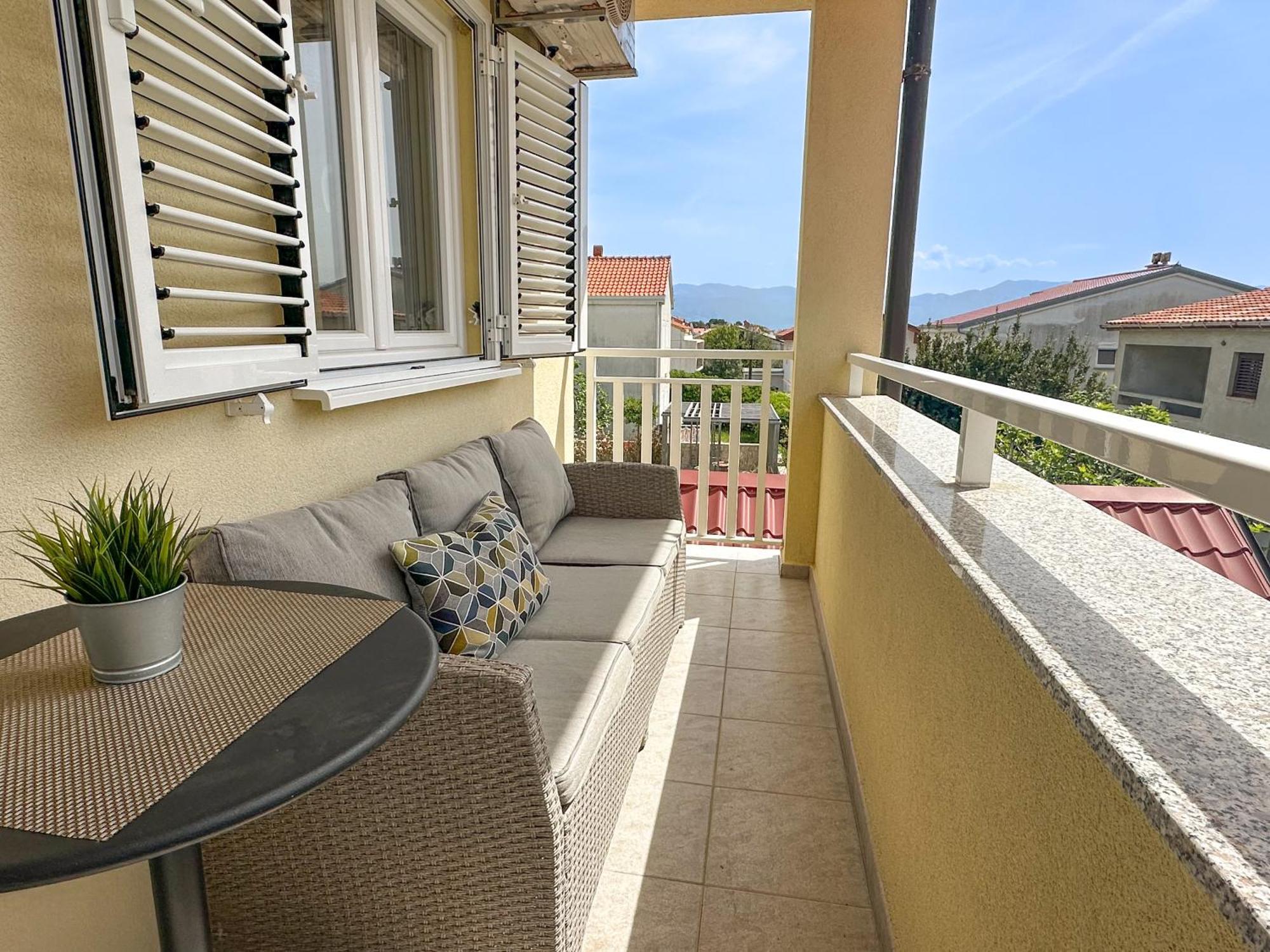 Apartment Baska Mit Poolarea - Krk, Kroatien エクステリア 写真